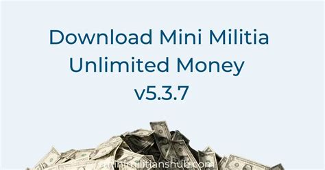 Mini Militia Unlimited Money and Cash Download v5.3.7.